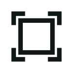 Crop SVG Icon